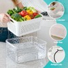 HOMETALL 4 Pack Fruit and Vegetable Storage Containers