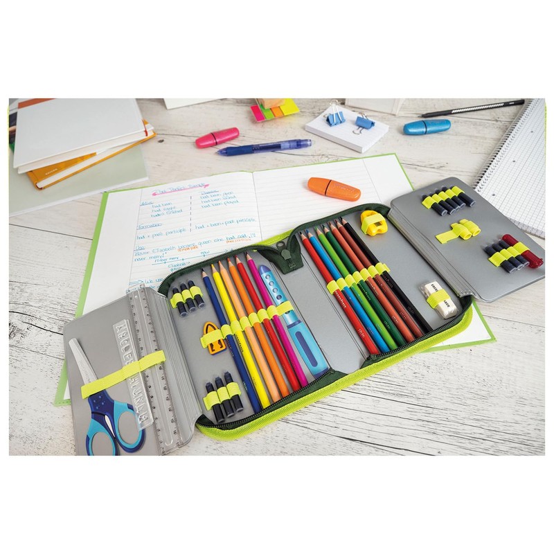 Eberhard Faber 577589 Pencil Case Horse Filled with 42 Writing