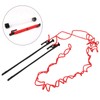 Golf Sticks Alignment Rods,Golf Alignment Stick with Rope - Improve