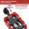 VPZMT Universal 10mm Highway Passenger Footpegs/Footrests Fit for Harley/Street Glide/Electra
