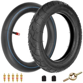 FVRITO 12.5x2.25 (12-1/2"x2-1/4") 57-203 62-203 Tire and Inner Tube for Razor Pocket Mod Bella Betty Bistro Daisy Hannah Sweet Pea Currie Schwinn GT IZIP eZip MX125 Dirt Rocket Gas Electric Scooter