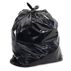 Plasticplace - W14LDB 12-16 Gallon Trash Bags │ 1.2 Mil │ Black Garbage Can Liners │ 24" x 31" (250 Count)