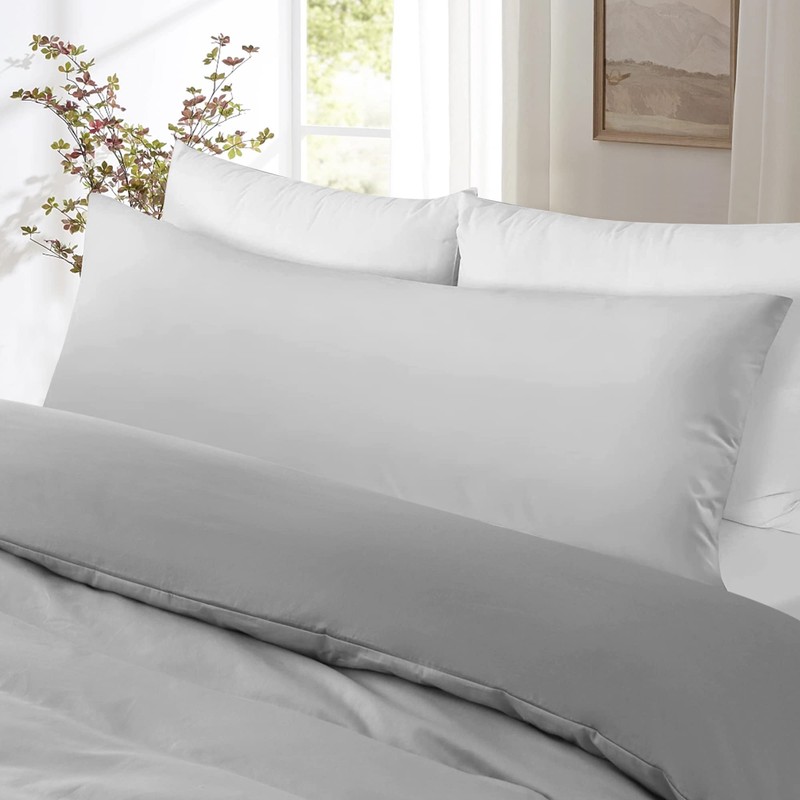 LINENOVA 100% Bamboo Pillowcase Body Size - Breathable Cooling for