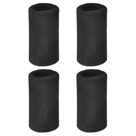 Reccisokz Pack of 4 Wrist Bands Sports Bracelet Elastic Cotton Bracelet 15 x 8 cm