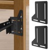 YIDAHOOG 4Pcs Bed Frame Brackets Adapter for Headboard Extra, Queen