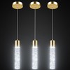 Esfos Pendant Lights Kitchen Island 3 Pack, 6500K Modern Kitchen