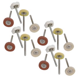 Loose Mini Rotary Polishing Cleaning Buffing Bonnet Set 3.1mm Mandrel 16pc