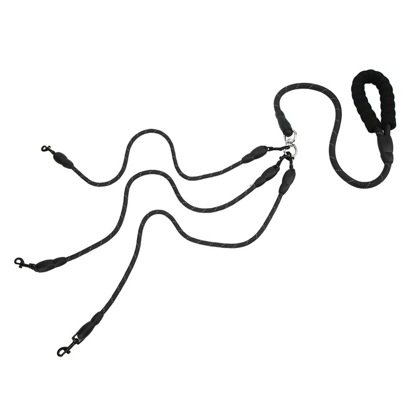 Dog Leash 360° Rotation Reflective Dog Walking Leash with Foam