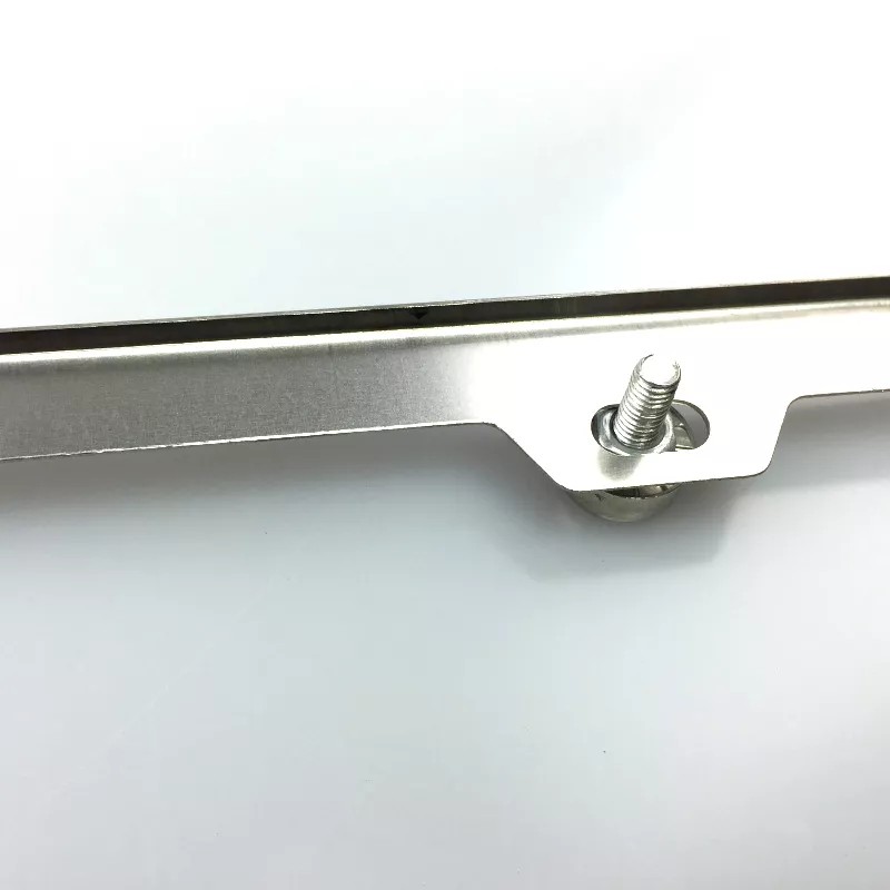 KA Depot 124 Spider Laser Engraved Stainless Steel License Plate