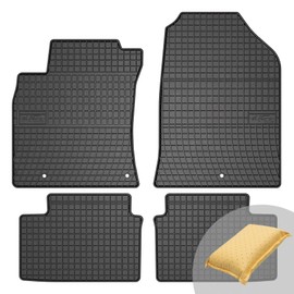 FROGUM EL Toro Rubber Mats All Year Round Set of Car Floor Mats for Hyundai i30 III from 2017, for i30 III Fastback from 2017, for i30 III N Performance from 2017 | Durable Rubber Material