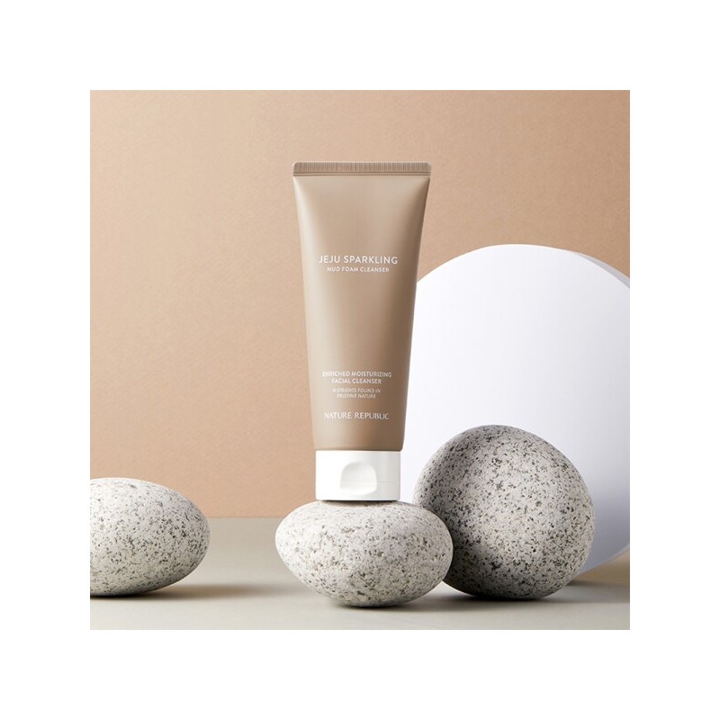Nature Republic 1+1 Jeju Carbonated Mud Foam Cleanser / 네이처리퍼블릭