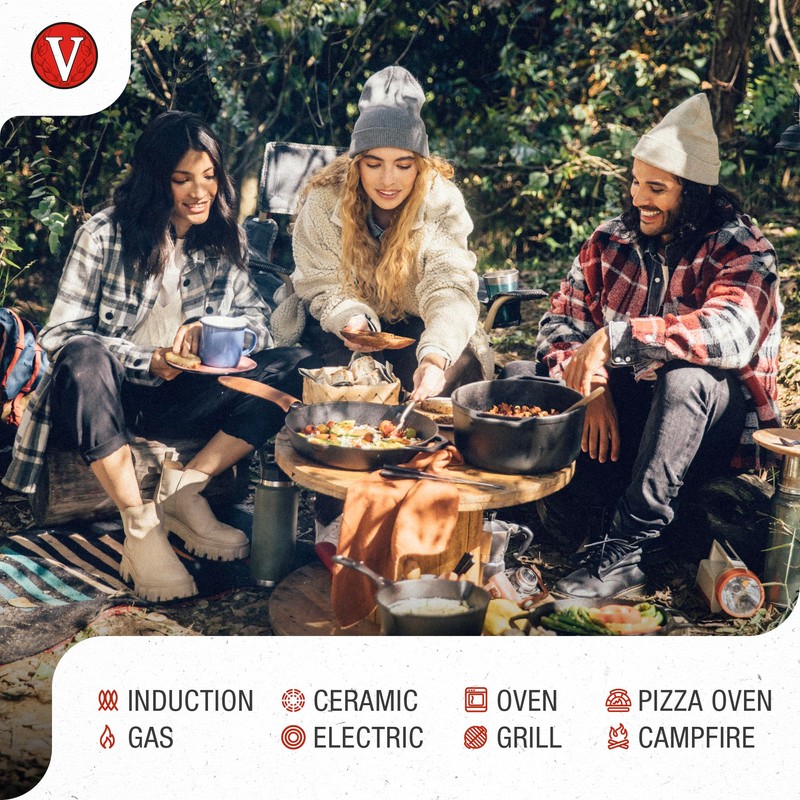 Victoria Rectangular Cast Iron Griddle. Double Burner Griddle, Reversible Griddle