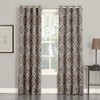 Sun Zero Dyson Global Medallion Print Grommet Curtain Panel,Stone Beige,50"