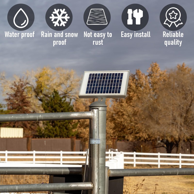 Zonon Round 3 Inch Post Adapter Brackets Galvanized Steel Post