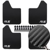 XUKEY 4pcs Black Universal Mudflaps for Car Pickup SUV Van