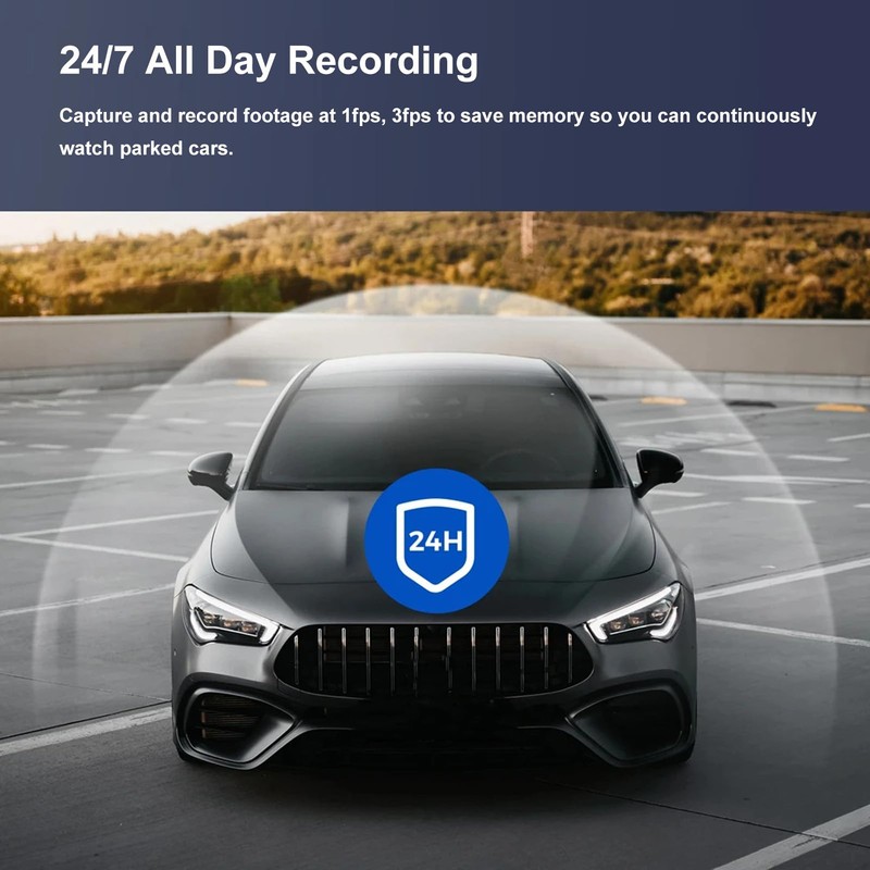 Dash Camera, 4K 170° Front 4K Camera and 140° Rear