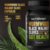 NutraPep Wormwood Black Walnut Clove Capsules - Natural Detox Gut