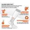 Vitalsox Italy - Calcetines Invisibles para Tenis, Drystat Plata, Rojo,