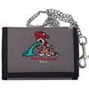 2Stoned Wallet Embroidered with Chain and Velcro Fastening Camo Gym