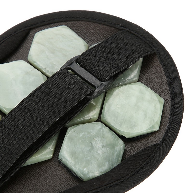 Natural Jade Stone Germanium Eye Mask Magnet Therapy Sleeping Eyeshade