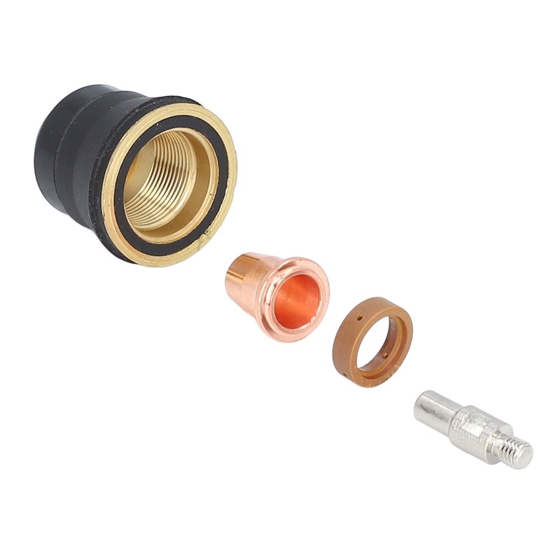 12Pcs Nozzle Electrode Kit Brass Plasma Torch Electrode Nozzle Tip