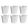 6 PCS Aluminium Dariol Mould Baking Cup Dariole Pudding Dessert