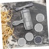MAGICLULU 6pcs Manual Honey Extractor and Pasta Machine Set Stainless