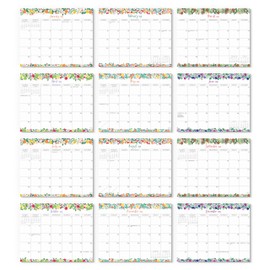 S&O Fruity Magnetic Fridge Calendar from July 2025-Dec 2026 - Tear-Off Refrigerator Calendar to Track Events & Appointments - 18 Month Magnetic Planner for Fridge for Easy Planning - 8"x10" in.