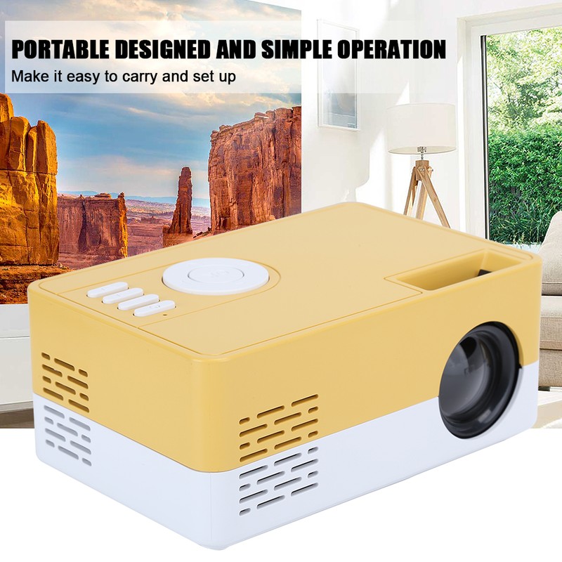 1080p Full High Definition LED Mini Projector Smart Home Cinema