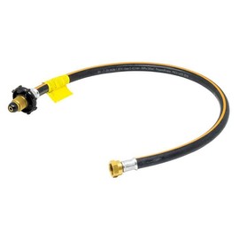 750mm (75cm) Handwheel POL x W20 Pigtail - Caravan/Motorhome Propane Gas Hose - With NRV Excess Flow Valve