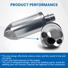 Exhaust Muffler Kit For Honda GX160 GX200 Go Kart Performance