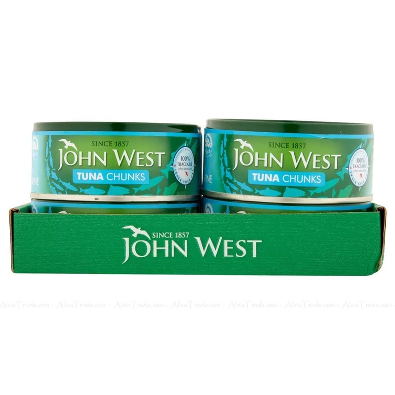 John West Tuna Chunks in Brine Tins - Naturally High