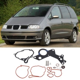 Tandem Pump Gasket Kit, Vacuum Fuel Tandem Pumps Seal Repair Kit Vacuum Pump Gasket Replacement for Seat 1.2TDI 1.4TDI 1.9TDI 2.0TDI 2.0SDI Diesel Engines 2000-2010