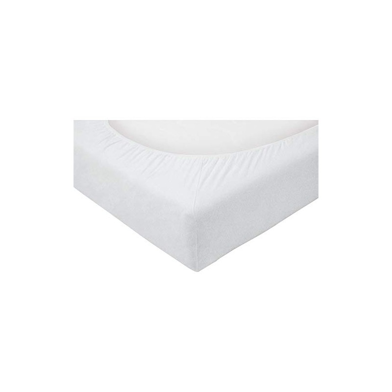 Estella Fitted sheet terry white size 90x190 cm - 100x200