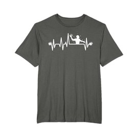 Allenatore dei giocatori di pallanuoto Heartbeat del giocatore di pallanuoto Maglietta