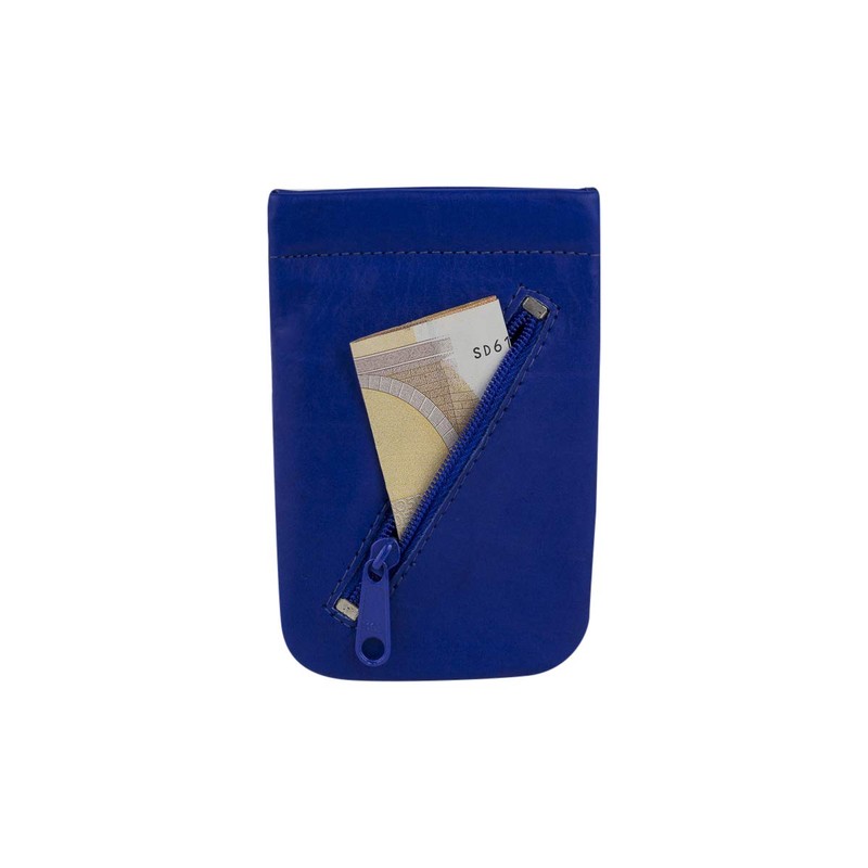 Keycase LEAS, Genuine Leather, light blue - LEAS Special Edition