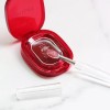 GAB Belleza Brocha Silicón Con Tapa Maquillaje Glitter Portátil (3