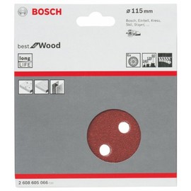 Bosch Accessories 6-Piece Sanding Sheet Set for Random Orbital Sanders Wood and Paint (Diameter 115 mm, Grit 60/120/240, C470)