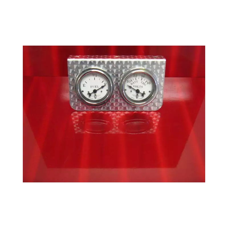 FPM Metals Stewart Warner style 2 1/16" under-mount gauge panel