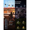 Brightown String Lights Outdoor Waterproof with Remote Cable Ties, 108FT