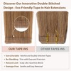 TESS Tape-In Extensions, Real Hair, 10 Pieces, 20 g, Double