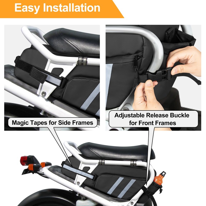 HODRANT Waterproof Under Seat Bag Compatible with Honda Ruckus 2010-2024