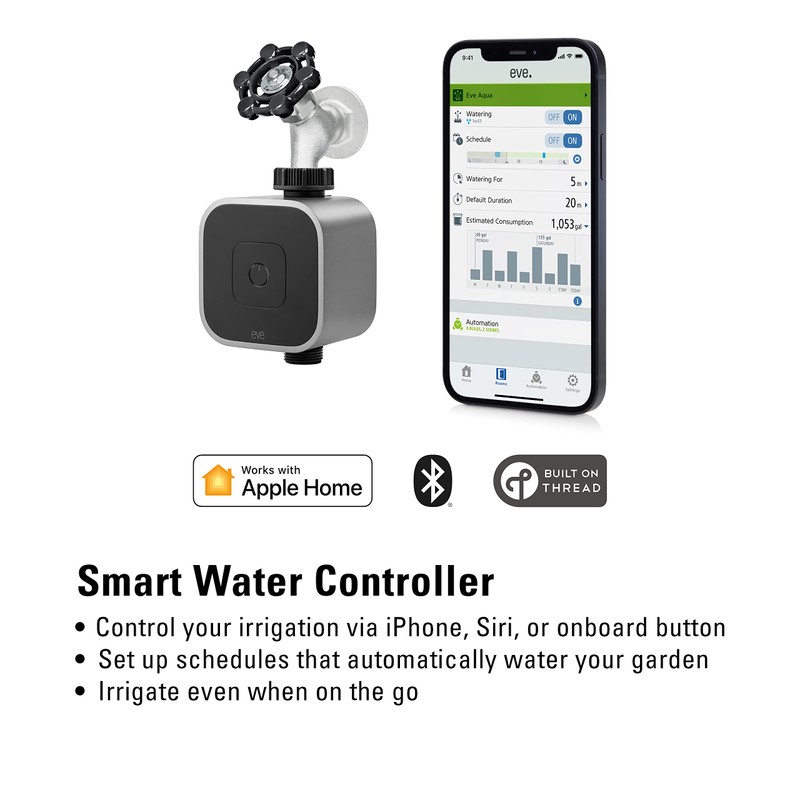 Eve Aqua – Smart Water Controller for Apple Home app