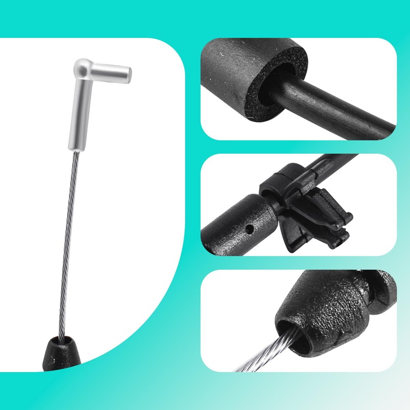 Front Left Driver Door Open Cable Compatible with 2000-2004 Toyota