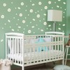 Sarini 2pcs Daisy Stickers Bicycle Daisy Stickers Waterproof Frame Stickers