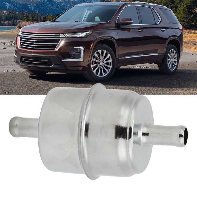 Fuel Filter, 3/8" High Flow Fuel Filter Inline Hose 9746