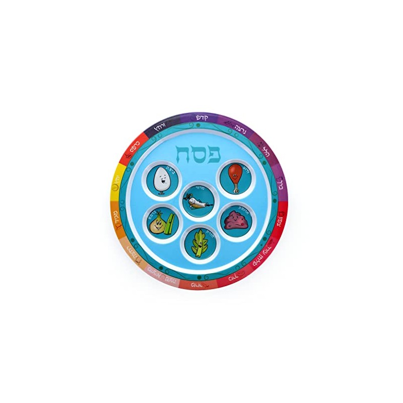 Seder Melamine Plate for Children Passover