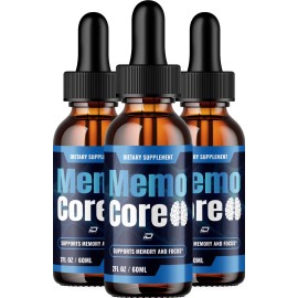 Memo Core (3 Pack) Memo Core – MemoCore Extra Strength All Natural Healthy Organic Support