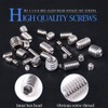 Glarks 200-Piece M3 4 5 6 8 Hex Allen Head