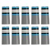 YELARXI Golf Iron Ferrules 4Pack Blue/Black/White/Gray for Golf Club